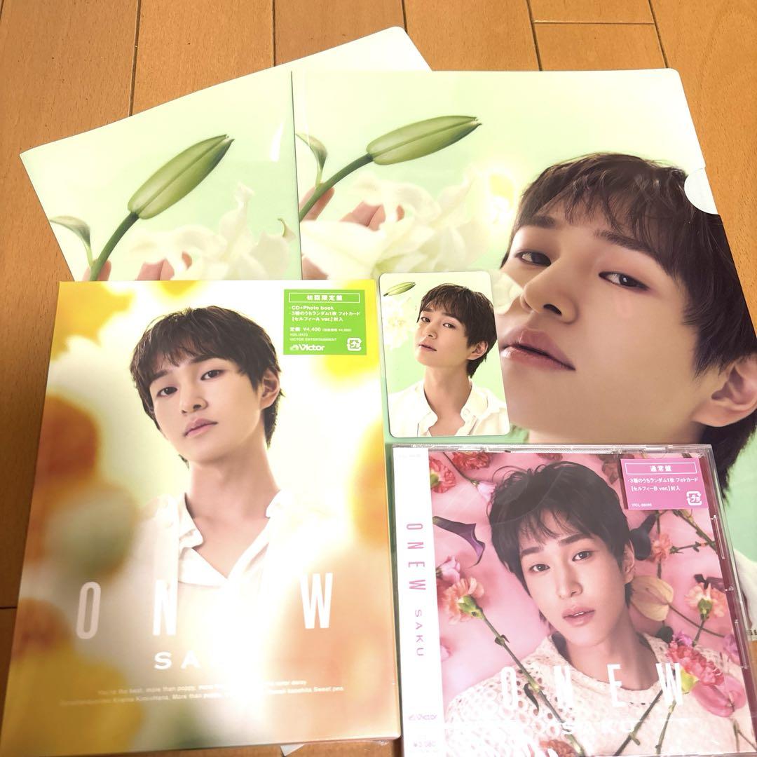 

[USED] Product ONEW SAKU First Press Limited Edition + Regular Edition Clear File Photo Card Included