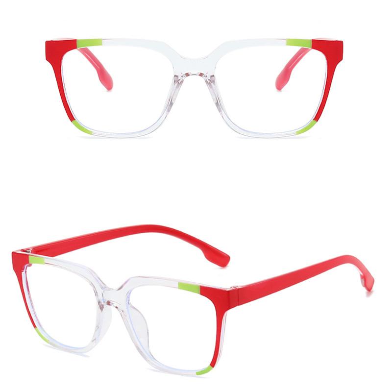 New Multi-Color Fashion Square Glasses Unisex Anti-Blue Light Eyewear