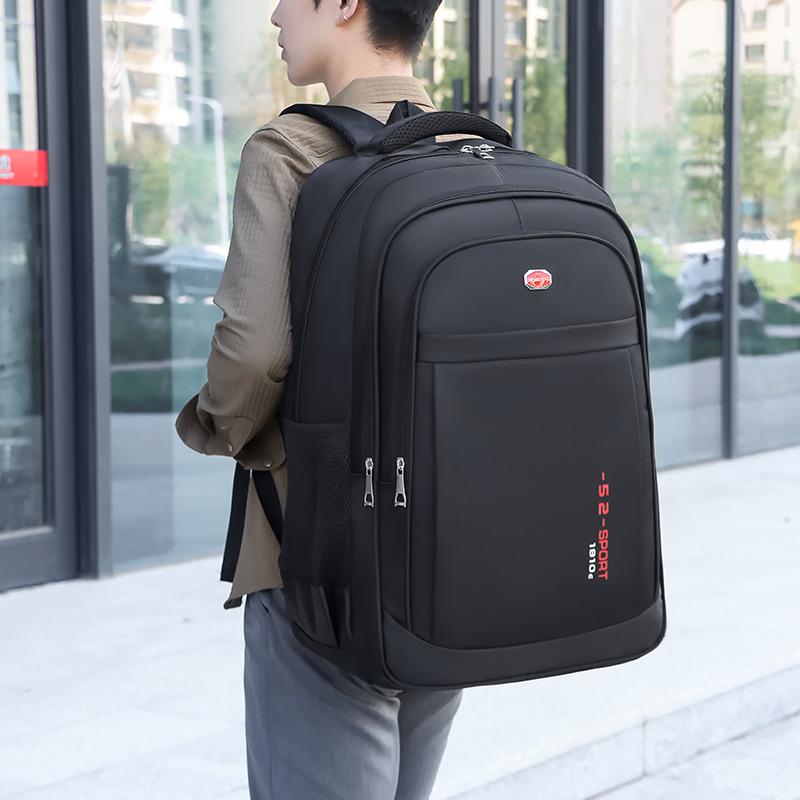Backpack for Male Middle School and High School Students, Korean Version Business and Leisure, Large Capacity Business Travel Backpack, Computer Bag