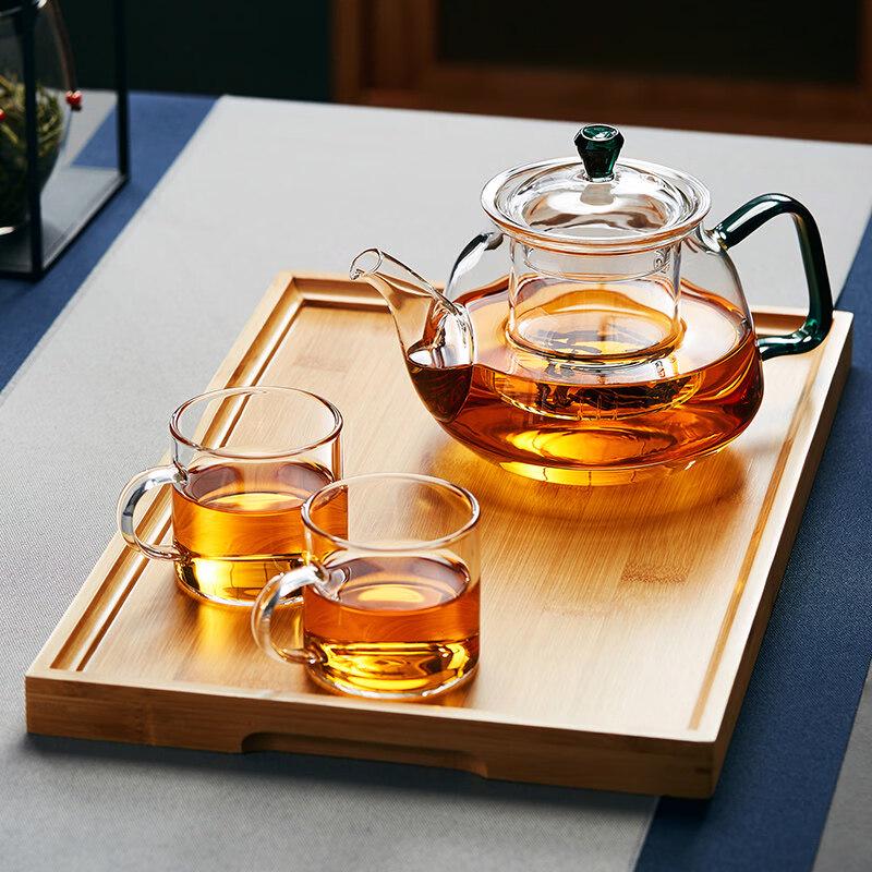 ZISIZ Heat-Resistant Glass Teapot
