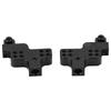 2PCS Metal Aluminum Alloy Front Suspension Bracket Shock Mount for Axial SCX24 124 RC CarBlack
