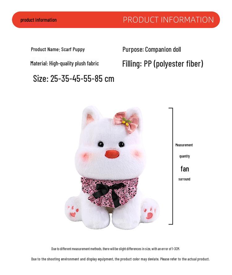 West Highland White Terrier Plush Puppy Doll - Sleep Comfort & Birthday Gift for Girls