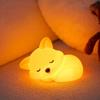 1 Set Fox Night Light Silicone Usb Charging Tap Light Home Art Decoration Bedroom Bedhead Atmosphere Light Friend Birthday Gift