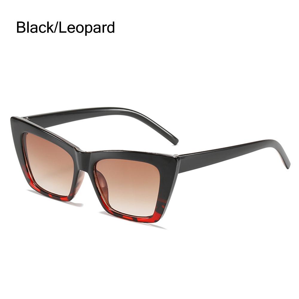 Trendige Cat-Eye-Sonnenbrille für Damen/Herren Retro Quadratische Sonnenbrille UV400 Schutz Brillen Sommer-Tönungen Modeaccessoires