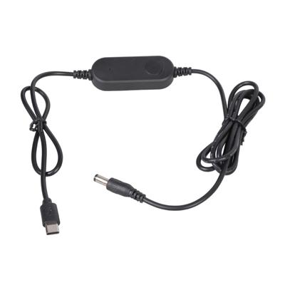 5V To 12V Voltages Boosters Cable USB C To 5.5x2.1mm Converters 12W Output For Electronics And DIY Projects