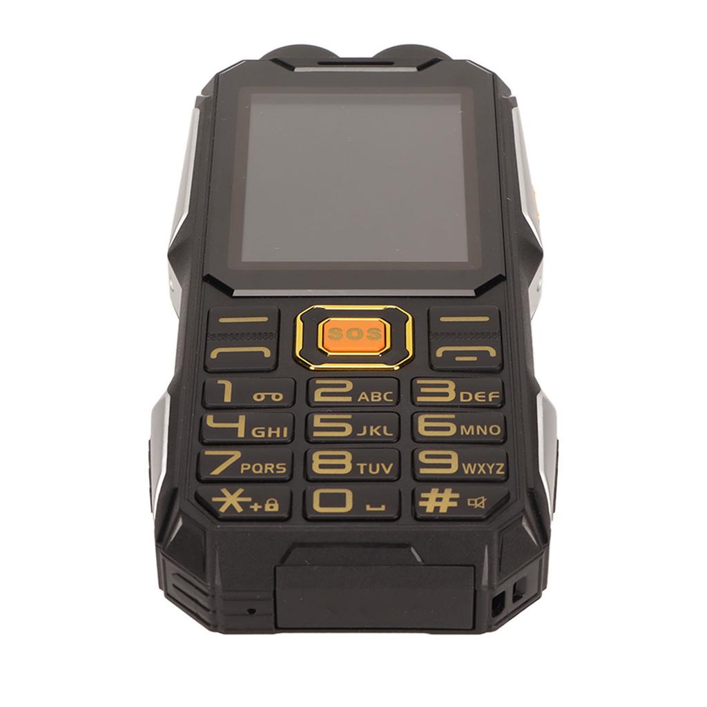 Senior Cellphone 2G 2.6in Ultrathin 16800mAh High Volume Elderly Mobile Phone With Charging Line for Calling