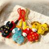Lucky Horse Year Plush Keychain Pendant Decoration Soft Hanging Toy For Bag Car Keys Accessories
