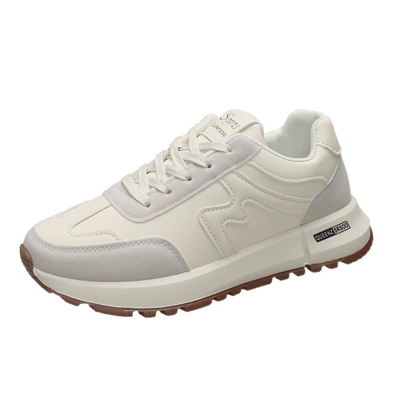 Dad Shoes Women's Autumn New Ins Tide Korean Version of College Style Thick-soled Heightening Casual Sports Running Shoes