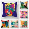 Home Decor Colorful Abstract Pattern Digital Print Pillow Pattern Cushion Cover Suitable For Sofa Bedroom Car Pillow Cover