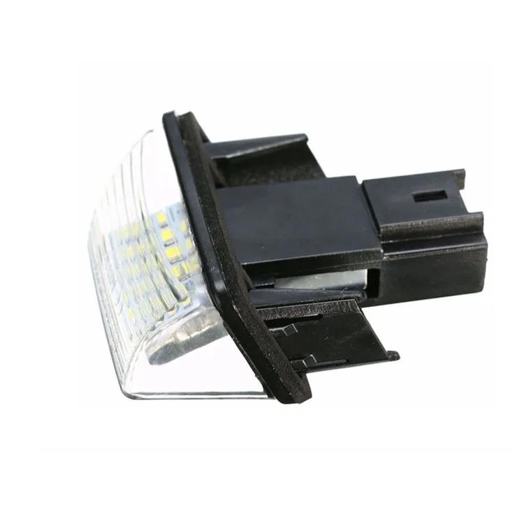 2PCS For Peugeot 206 207 307 308 407 5008 Partner Citroen C3 C4 C5 Xsara Picasso LED Number License Plate Lamp Light