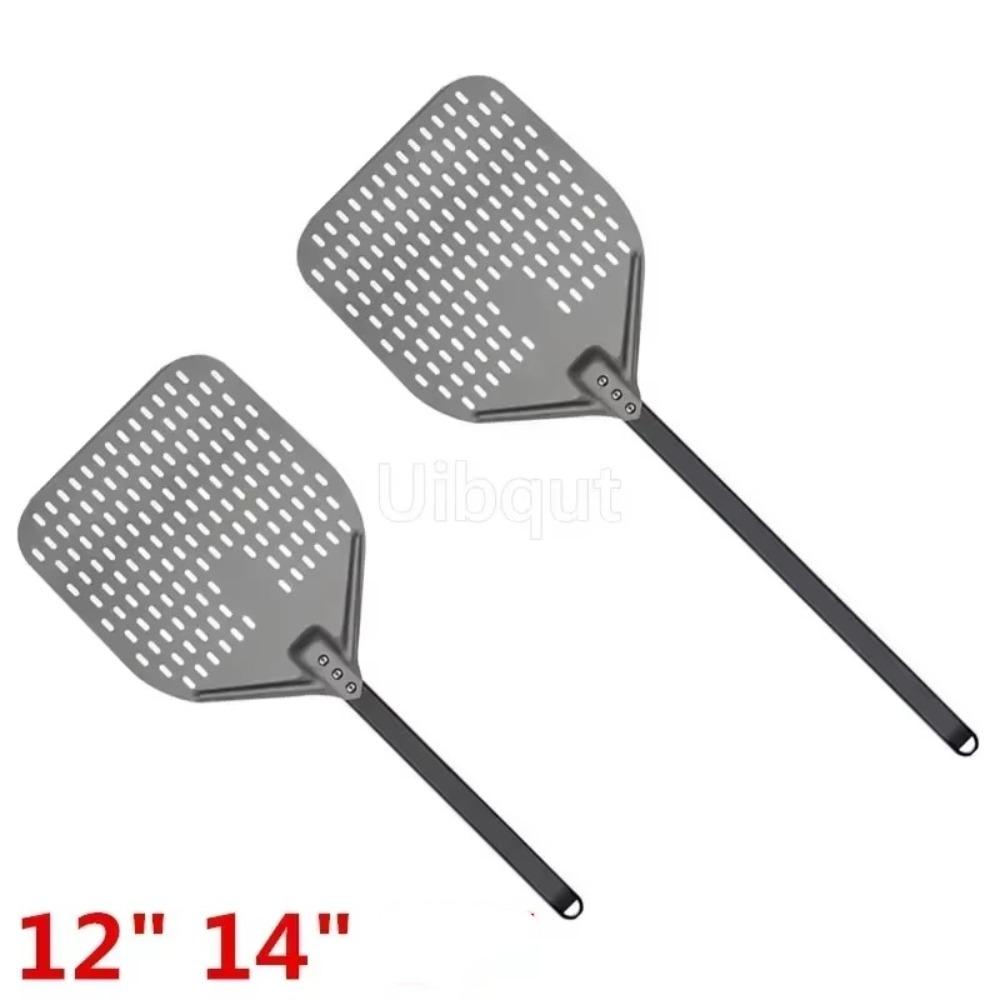 12/14 Zoll Aluminium Pizza Schaufel mit langem Griff Backwerkzeuge Pizza Wendeheber