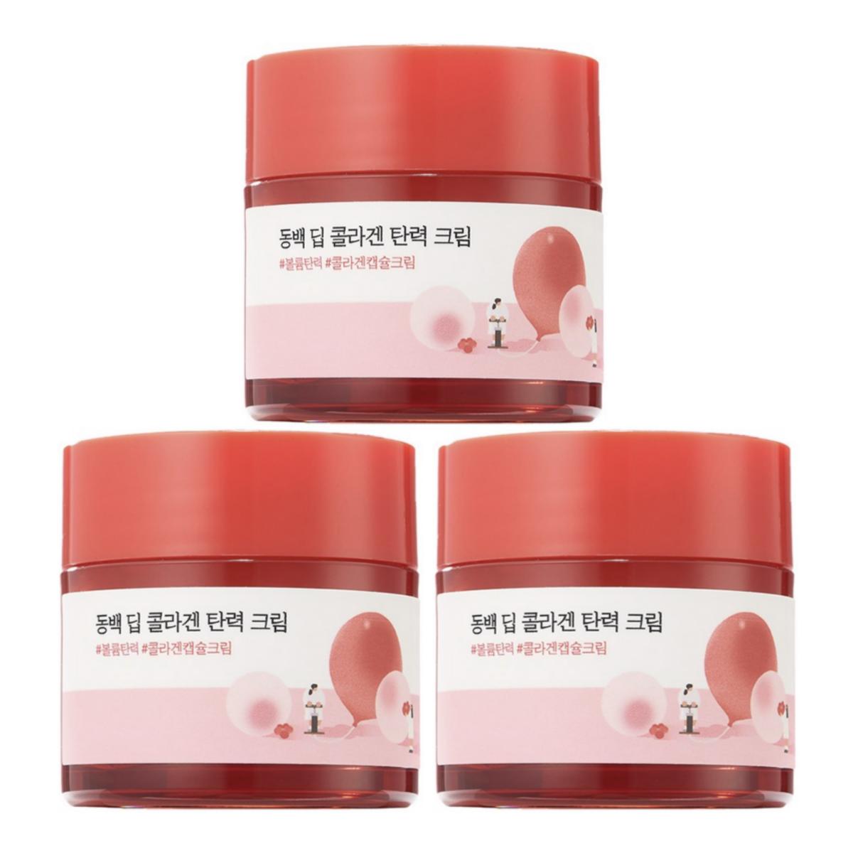 

[ROUNDLAB] Глибоко зволожуючий крем з колагеном Camellia 50 мл 50 ml X 3PCS