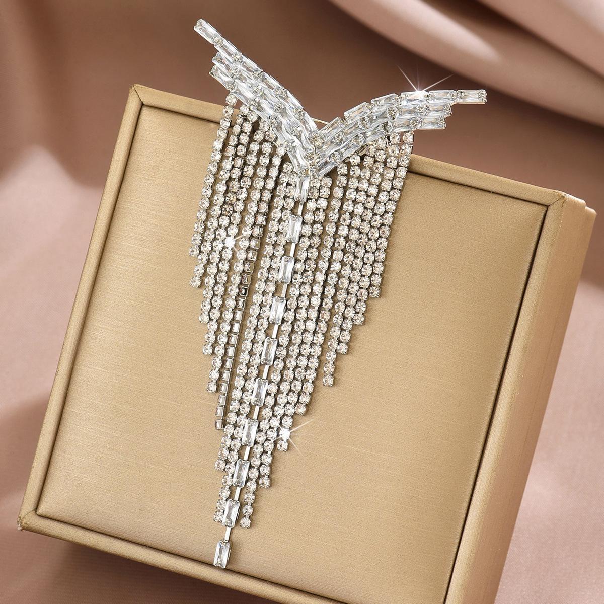 

Элегантная брошь-кисточка, булавка для выреза - Высококачественная ювелирная корсажная брошь