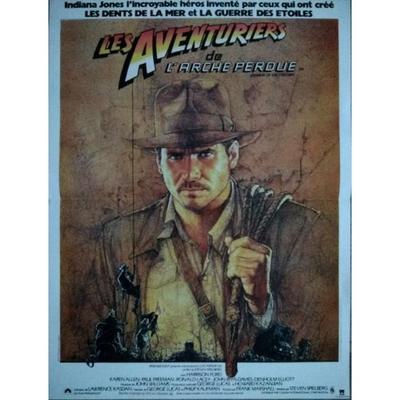 INDIANA JONES JÄGER DES VERLORENEN SCHATZES Originales Filmplakat Kleinformat 53x40cm Movie Poster HARRISON FORD Nachdruck 90
