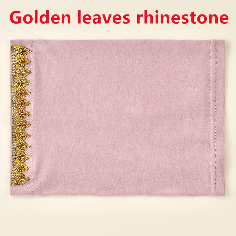 Muslimische Schlauchmützen Damen Weiche Premium Jersey Unterkappen Glänzender Strass Innerer Hijab Diamant Einlage Turban Offene Mützen Islam Ramadan