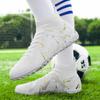 New High-Top Football Shoes Men'S And Women'S Ag Long Nails Tf Broken Nails Artificial Grass Game Football Shoes