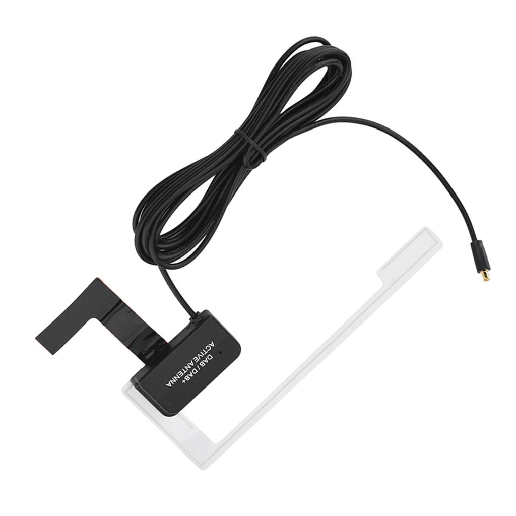 DAB-Digital-Autoradio-Antenne, Glasmontage, MCX-Stecker