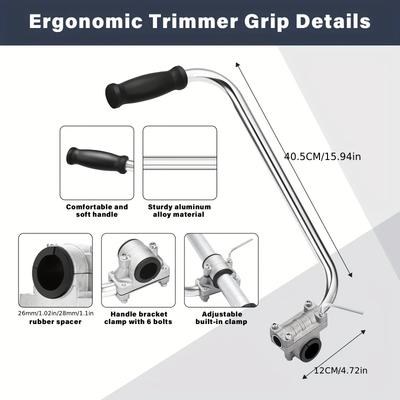 Trimmer Handle - Ergonomic Trimmer Grip Weeder Trimmer Handle Lawn Trimmer Handle for Lawn Care Trimmer Handle for Weed Whacker