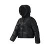 Fitness Simple Solid Color Fashion Retro Classic Versatile Loose Casual Comfortable Warm Hooded Down Jacket Women Outerwear A51W541903FBK