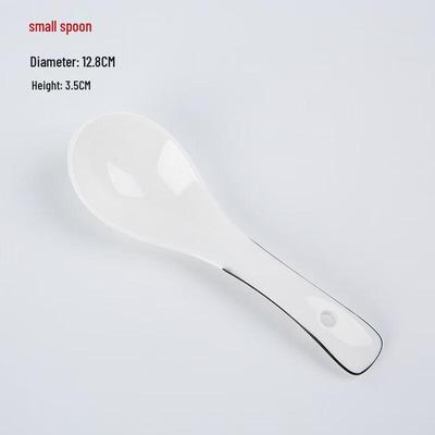 Minimalistischer Keramik-Suppenlöffel