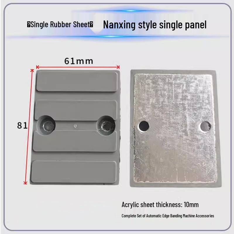 Automatic & Semi-Automatic Edge Banding Machine Accessories: Conveying Chain Block & Pressure Roller for Woodworking Machinery