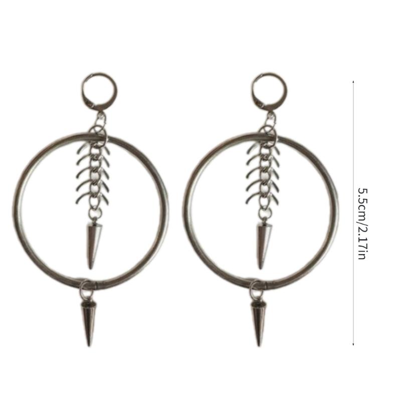Unique and Stylish Circle Ear Rings Delicate Circle Pendant Earrings Dainty Ear Pendant for Daily Wear Dates Parties