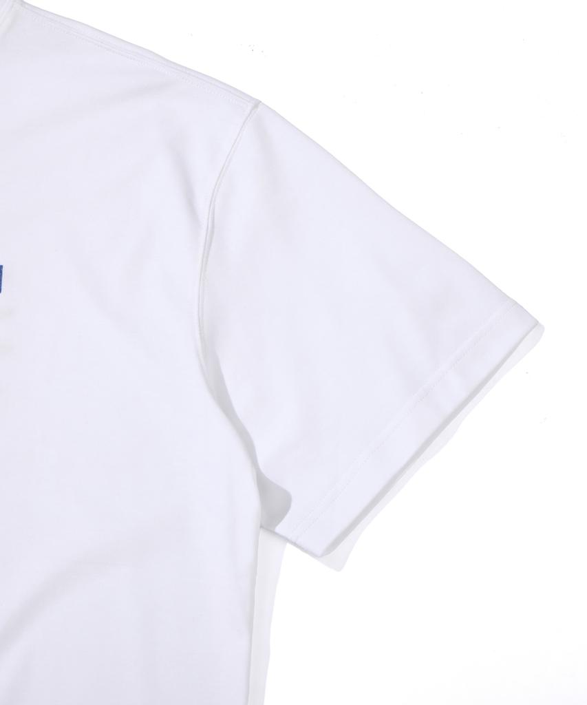 HUMMER [32-Count Cotton] Sunset Back Graphic Cool Short Sleeve T-Shirt White