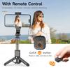TOKQI Mini Selfie Stick Tripod with 3 Color Fill Light Detachable Holder 360 Rotation Bluetooth Remote for Vlog Live Streaming 7