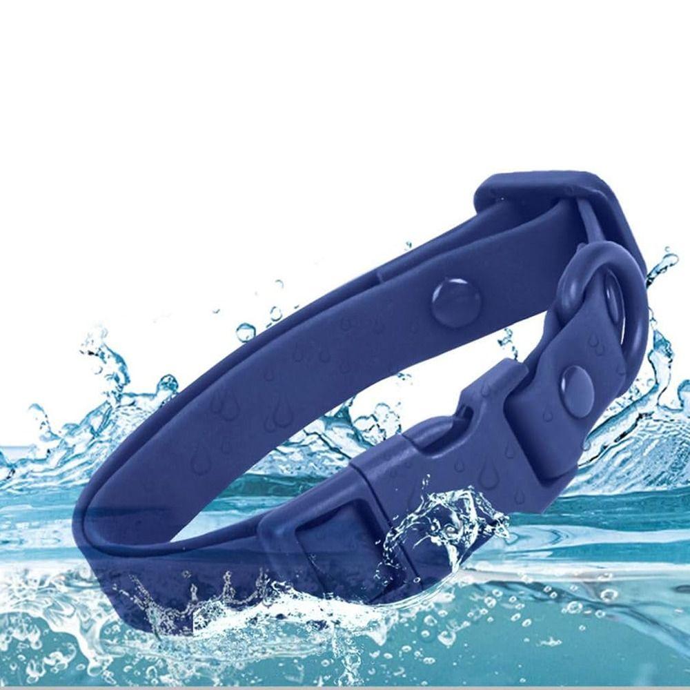 Adjustable PVC Pet Collars Combo Waterproof Soft Dog Leashes  Small/ Medium/ Large Dogs