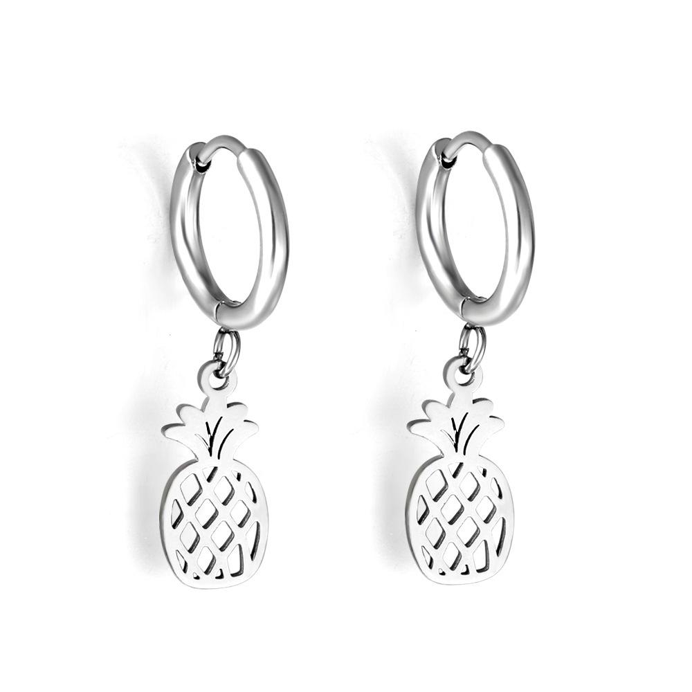 2026 Earrings Simple Personality Cute Bread Strawberry Cherry Fruit European and American Earrings