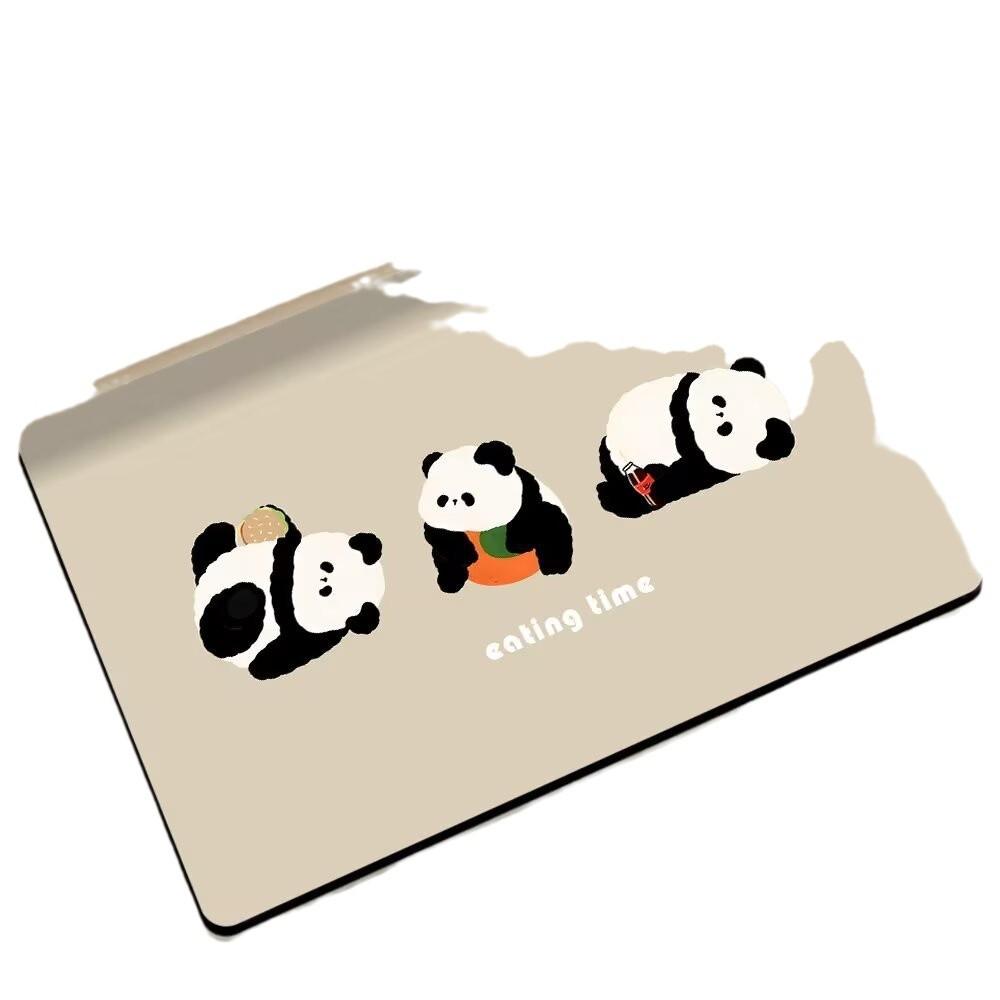 Cartoon Cute Giant Panda Floor Mat Bathroom Shower Room Anti-slip Foot Mat Bathroom Absorbent Quick-drying Floor Mat
