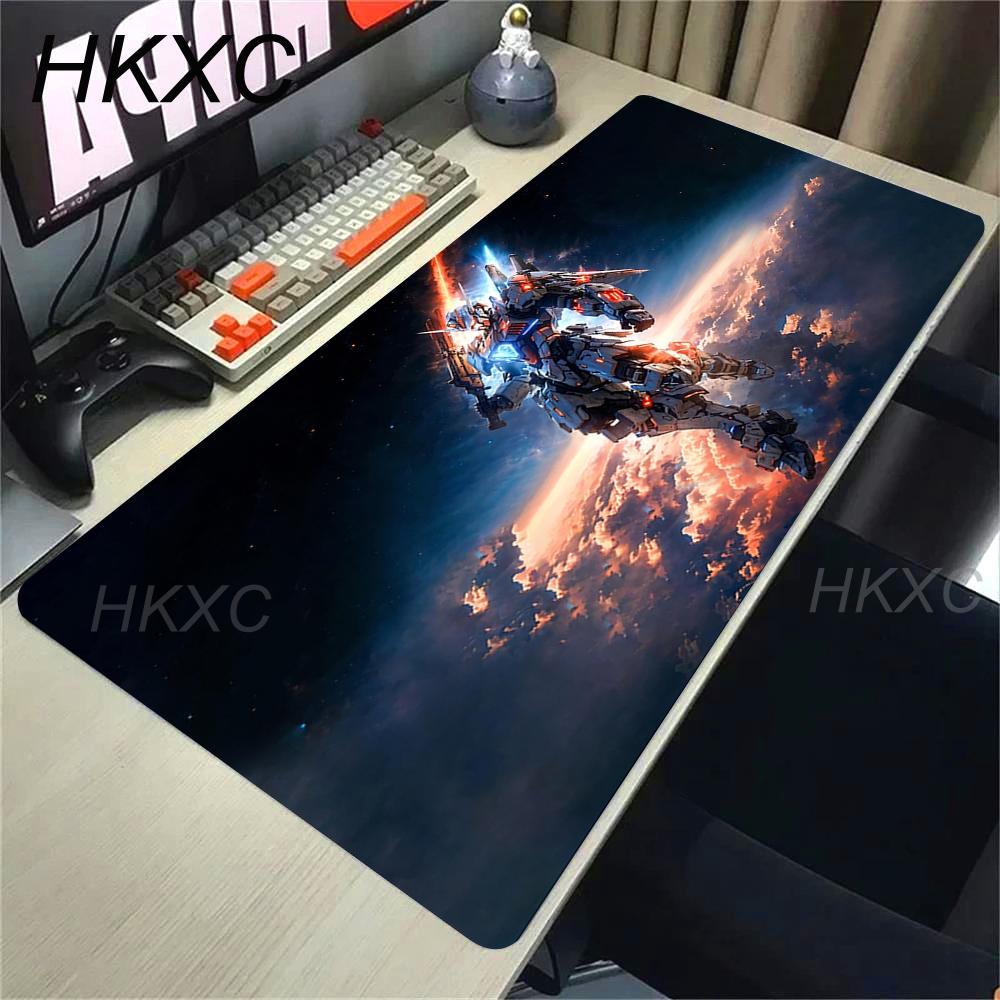 Anime Mouse Pad Gaming Accessories Mechanical Warrior Gundam Mousepad Gamer PC Computer Keyboard Desk Mat Non-slip Table Mats