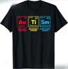 Autisme Bewustzijn Dames Unisex Kinderen Mama EleUnisexts Periodiek Systeem T-shirt Comfortabel Fris T-shirts Gedurfde Esthetiek Casual T-shirt Harajuku