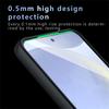 For Samsung Galaxy S24 FE Case Skin-Touch TPU+PC Matte Phone Shell,Transparent Black
