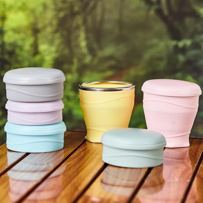 Collapsible Silicone Water Cup – Portable, Leak-Proof & Bpa-Free For Travel, Hiking, Camping, Gym, Office