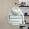 High version Lulu Lulu five-grid down jacket white duck down thickened cloud three-grid bubble warm jacket