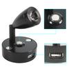 IRV DC12V 24V USB Touch Switch Small Spotlight With Warm Light 2W RV LED Reading Lamp For RV Caravan Camper Trailer Yacht