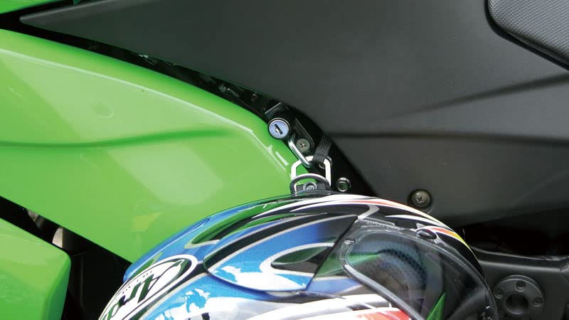 Kijima Motorcycle Parts Helmet Lock Holder Steel Anti-Theft Ninja250R ('08-'12)