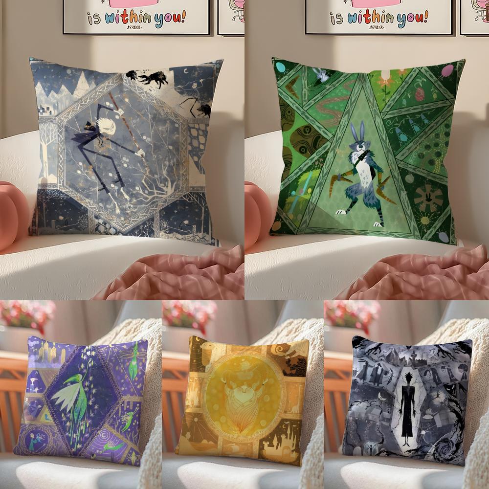 1PCS RRise Of The Guardians Arts Icons Cushion Cover Pillowcase Short Plush Invisible Zipper Room Sofa Cushion Cover