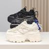 2025 Summer New Thick-soled Heightening Dad Shoes Women's Casual Women's Shoes Show Feet Small Sports Shoes Women's Classic Little White Shoes