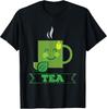 Happy Face Cup Of Hot Tea Cartoon Motivational Gift T-Shirt Unisex T-Shirt