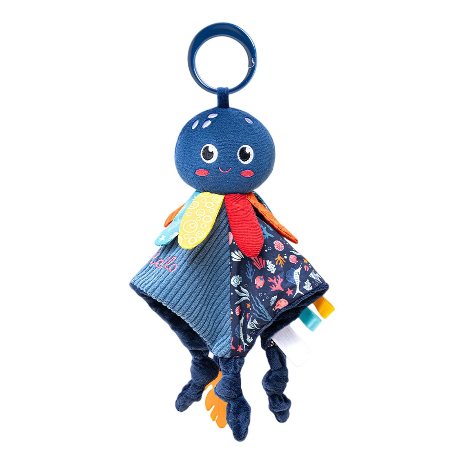 

Детское успокаивающее полотенце, Детские плюшевые игрушки в виде морских животных, Успокаивающее полотенце с прорезывателем. One Size