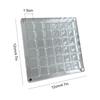 Acrylic Magnetic Seashell Storage Box 64/100 Grids Seashell Display Case Small Craft Bead Jewelry Organizer Rock Collection Box