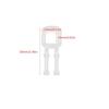 Transparent Plastic Packing Buckle 60x25 Mm Belt Buckle Packing Strap Buckle  Bundling Vegetables