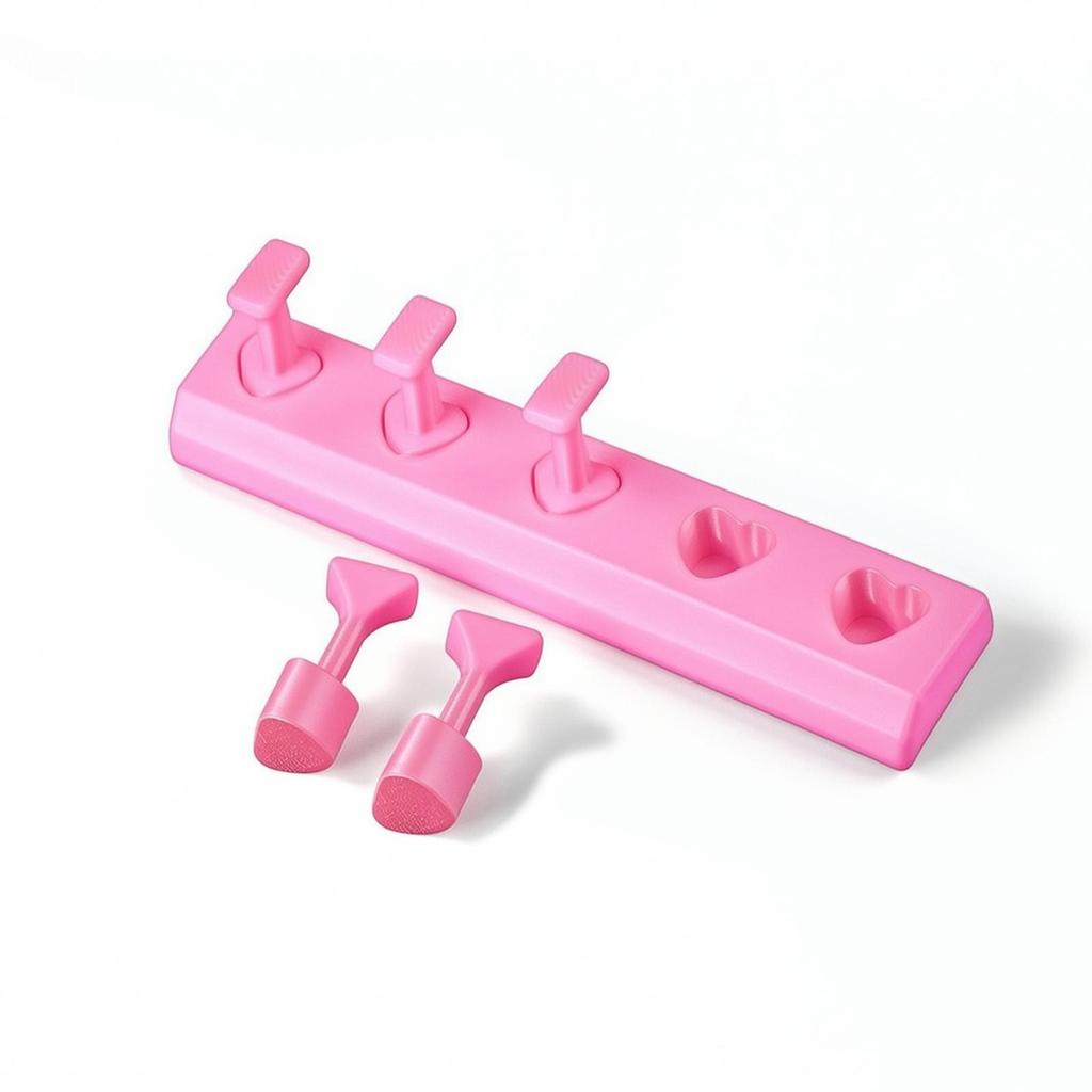 Nail Stand with Removable Holders Non False Stable for Manicurists Magnetfree Heart