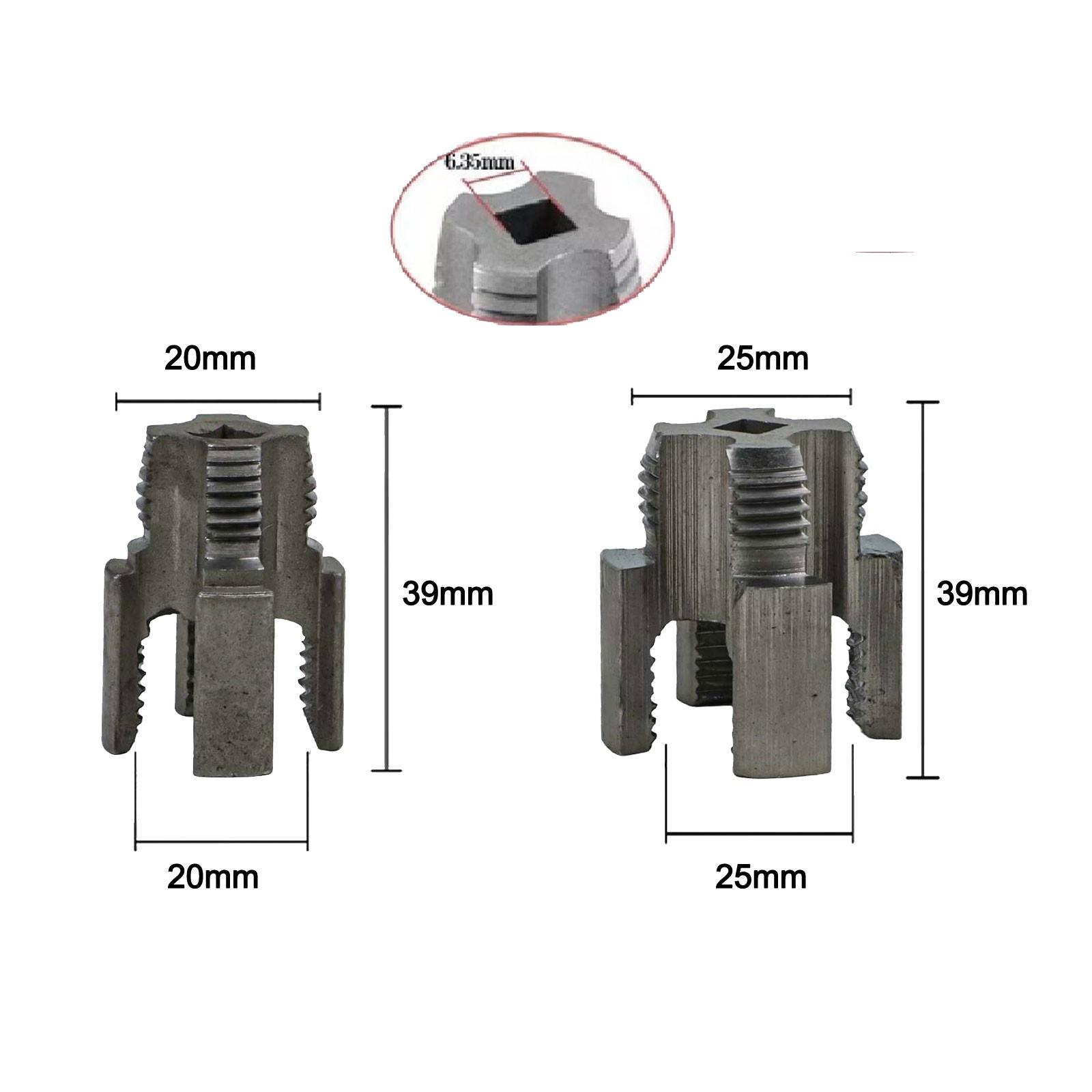 

Размеры 20 мм и 25 мм Интегрированный инструмент для нарезки резьбы Плашкодержатель для резьбы на водопроводных трубах