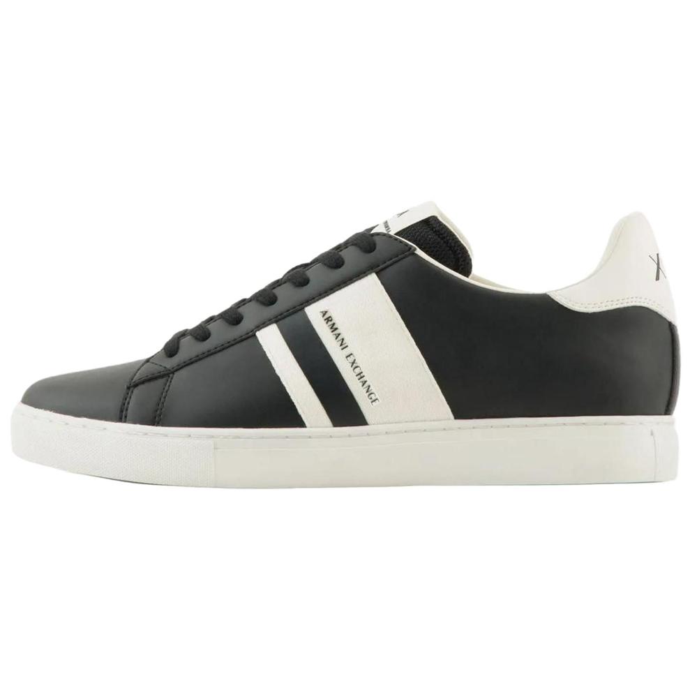 Armani Exchange Comfortable Minimalist Low-Top Sneakers Men sneakers Black XUX173XV6661N814