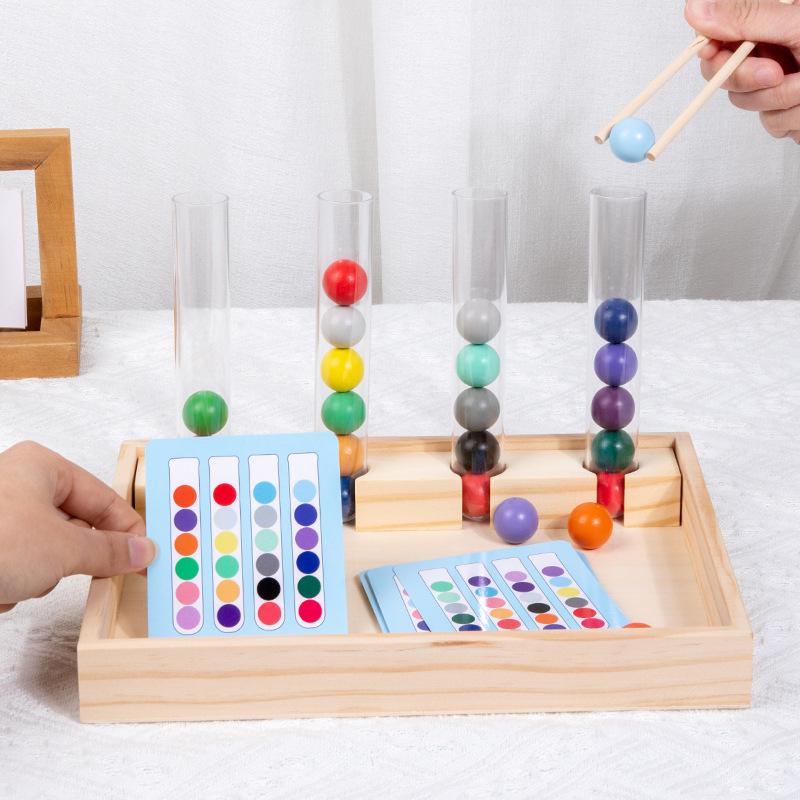 Children's Cognitive Gradient Matching Bead Set: Enhance Hand-Eye Coordination and Parent-Child Interaction!