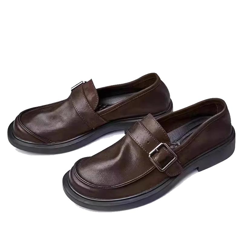 

Высококачественная натуральная кожа Мужская повседневная обувь Мягкие мокасины Мужская модельная обувь Модный бренд мужские лоферы Коричневые туфли для вождения 44 коричневый