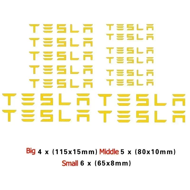 Car Sticker Tesla Car Brake Caliper Handle Sticker for Tesla Model X S Y 3 P75D P85D P90D P100D Roadster Films Side Fender Windo